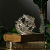 Knot Clear Gold Speckled Glass Decor