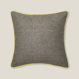 Oliver Grey–Lime Linen Cushion