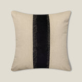 Ruban Beige & Black Cushion