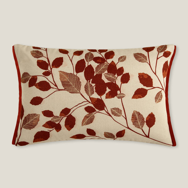 Red Leaf Cushion Cover