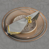 Alessi Gold & Platinum Porcelain Round Platter