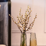 Orange Berry Branch Foam Flower