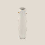 Glint White Ceramic Vase