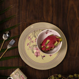 Spring Green & Pink Round Platter
