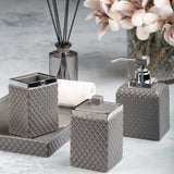 Fervo Grey & Chrome Cotton Jar