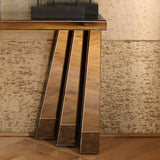 Cirio Brown Mirror Console