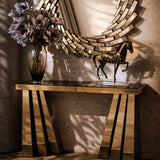 Cirio Brown Mirror Console