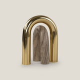 Trio Arch Beige & Gold Decor