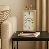 Ashwood Gold Table Clock