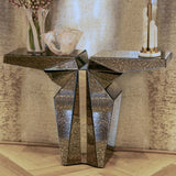 Phoenix Brown Mirror Console Table