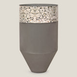 Speckle Terrazzo Grey Planter L