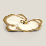 Orchid Off White & Gold Wall Decor Large