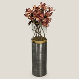 Rakan Metal & Glass Planter