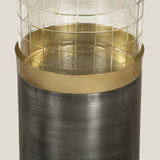 Rakan Metal & Glass Planter