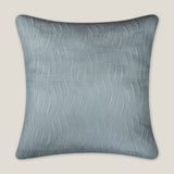 Ceren Blue & Off White Reversible Euro Cover