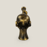 Trumpet Man Gold Sculpture