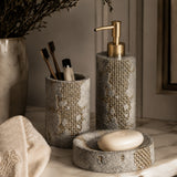 Arezzo Grey Bath Set of 3