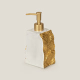 Bianco White & Gold Bath Set