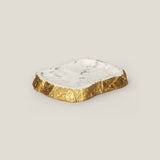Bianco White & Gold Bath Set