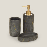 Petiole Grey Bath Set of 3