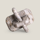Marlow Beige Marble Decor Knot