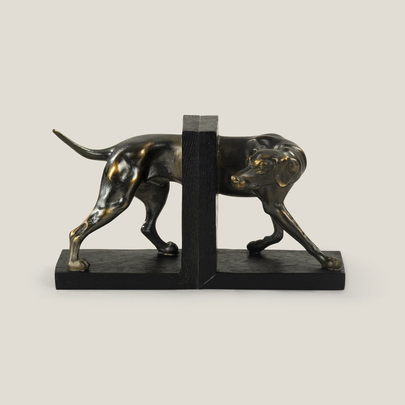 Coonhound Bronze Bookend
