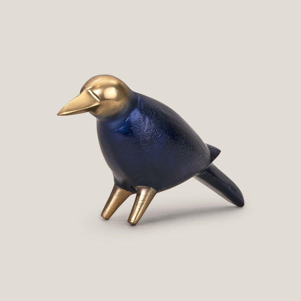 Sparrow Blue & Gold Bird