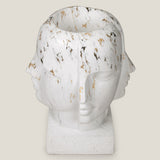 Auguste White Marble Planter