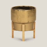 Trellis Gold Planter