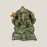 Antique Green Lord Ganesha