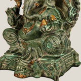 Antique Green Lord Ganesha