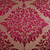 Khushi Pink Emb. Velvet Cushion Cover