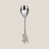 Twig Gold & Silver Salad Server Set of 2