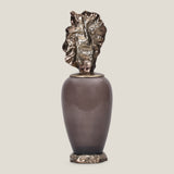 Eternity Brown & Gold Decor Jar L