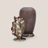 Eternity Brown & Gold Decor Jar L