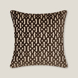 Caleb Patched Velvet Cushion Cover