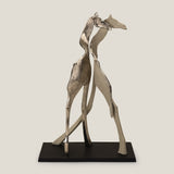 Camelopard Taupe & Nickel Sculpture