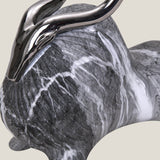 Aries Marfil Grey & Silver Sculpture