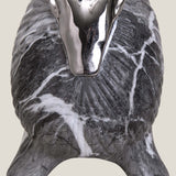 Aries Marfil Grey & Silver Sculpture