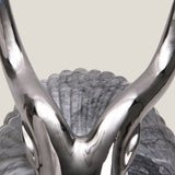 Aries Marfil Grey & Silver Sculpture