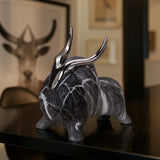 Aries Marfil Grey & Silver Sculpture