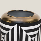 Illusion Black Ceramic Decor Jar