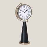 Vivian Gold & Black Table Clock