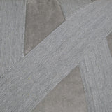 Shard Light Grey Emb. Velvet Cushion Cover