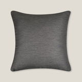 Drizzle Dark Grey Pleated Cushion Cover
