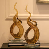 Blazing Artistry Amber Decor