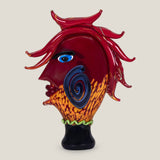 Picasso Leroux Red Glass Sculpture