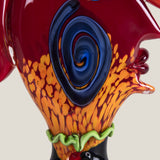 Picasso Leroux Red Glass Sculpture