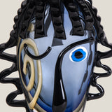 Picasso Azzurro Blue Glass Sculpture