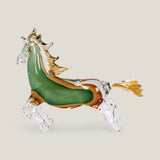 Morano Green Horse Sculpture